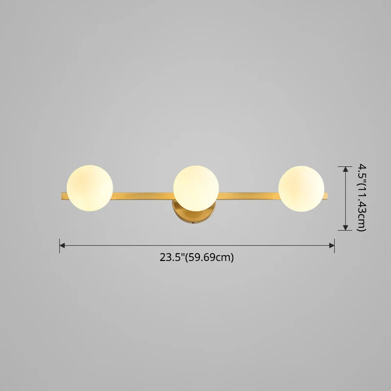 Gepersonaliseerde ijdelheid wandlampen moderne LED metalen ijdelheid verlichting voor badkamer Clearhalo