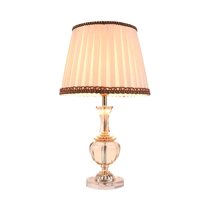 Geplooide stoffen taaklamp Moderne beige leeslamp met 1 kop en imitatiegevlochten details Clearhalo