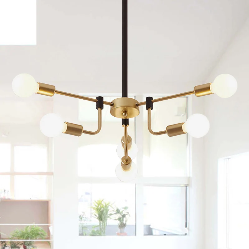Glazen Modo hanglamp Multi-Head moderne prachtige kroonluchter voor keuken Clearhalo