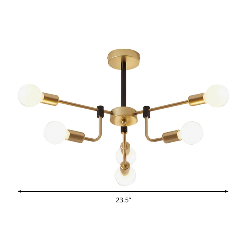 Glazen Modo hanglamp Multi-Head moderne prachtige kroonluchter voor keuken Clearhalo