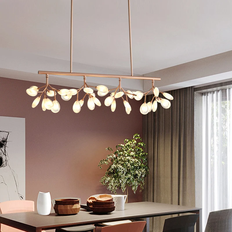 Glowworm Island Verlichtingsarmatuur Eenvoud Acryl 36 Lampen Eetkamer Plafondlamp Clearhalo