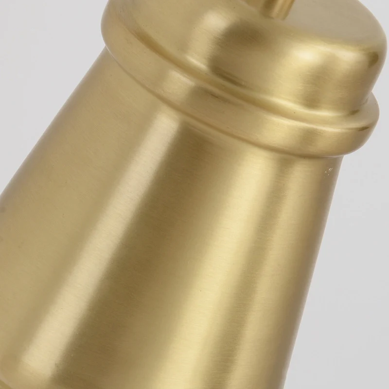 Gouden afwerking fles schanslamp minimalistisch messing 1 licht wandmontage lamp met arm Clearhalo