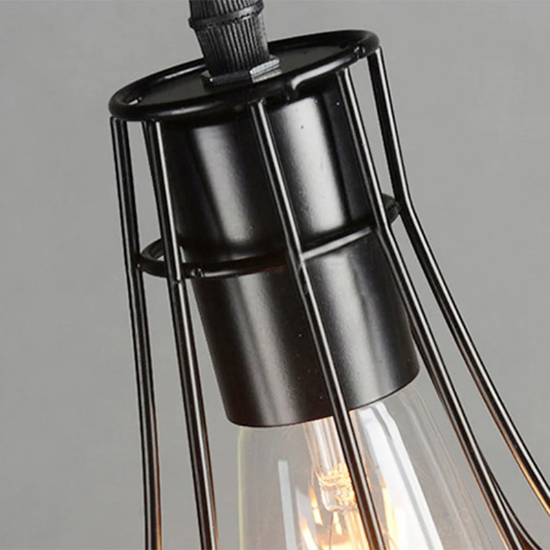 Grenade Cage Multi-plafondlamp Minimalistisch metallic 5-lampen Trappenhuisverlichting Clearhalo