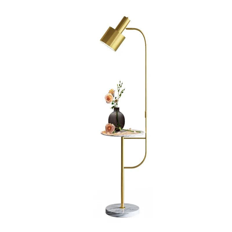 Grenade Metal Spotlight Vloerlamp Postmoderne 1-lichts staande lamp met dienblad voor woonkamer Clearhalo