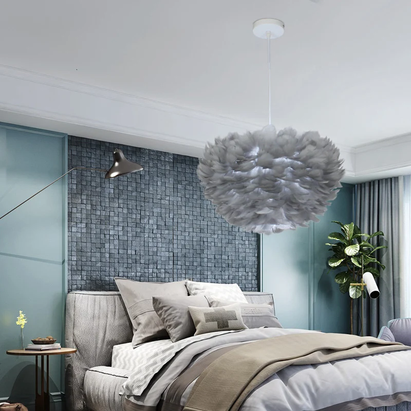 Halve bol veren hanglamp Scandinavische stijl kroonluchter hanglamp voor slaapkamer Clearhalo