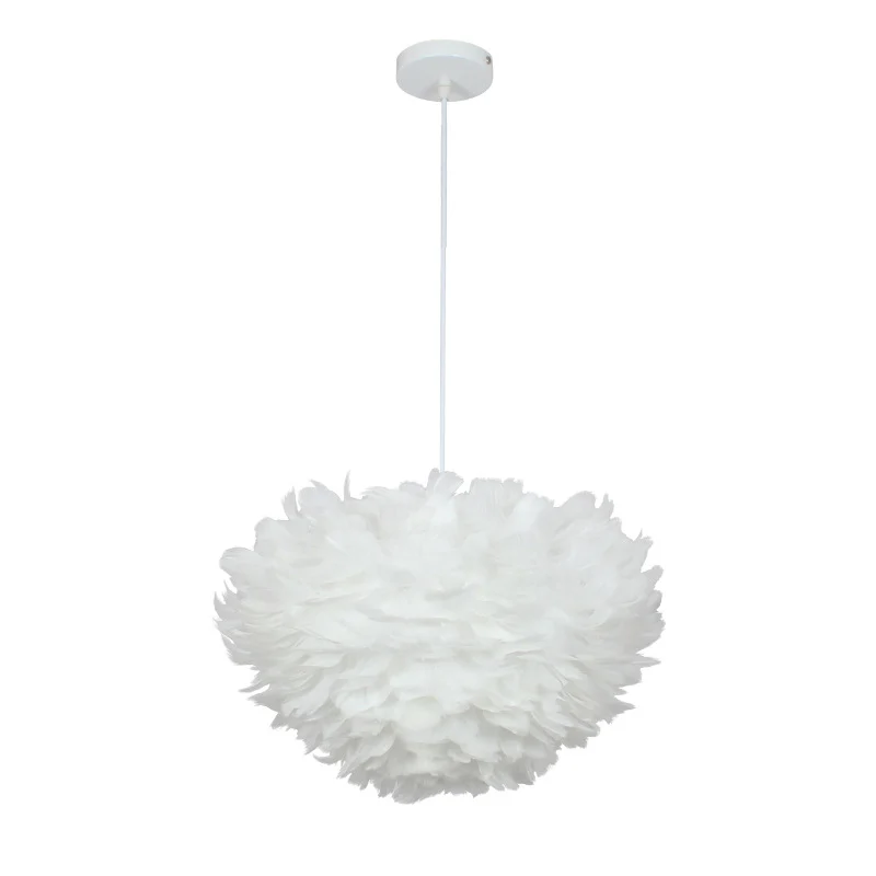 Halve bol veren hanglamp Scandinavische stijl kroonluchter hanglamp voor slaapkamer Clearhalo