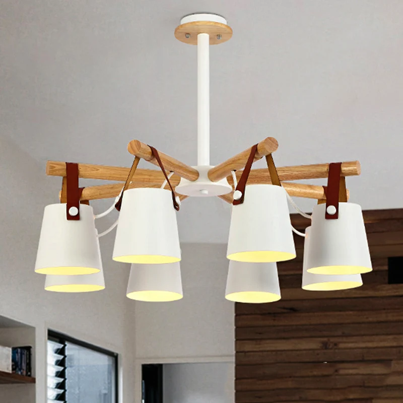 Hangende emmervormige kroonluchter Scandinavische Macaron metalen hanglamp voor keuken Clearhalo