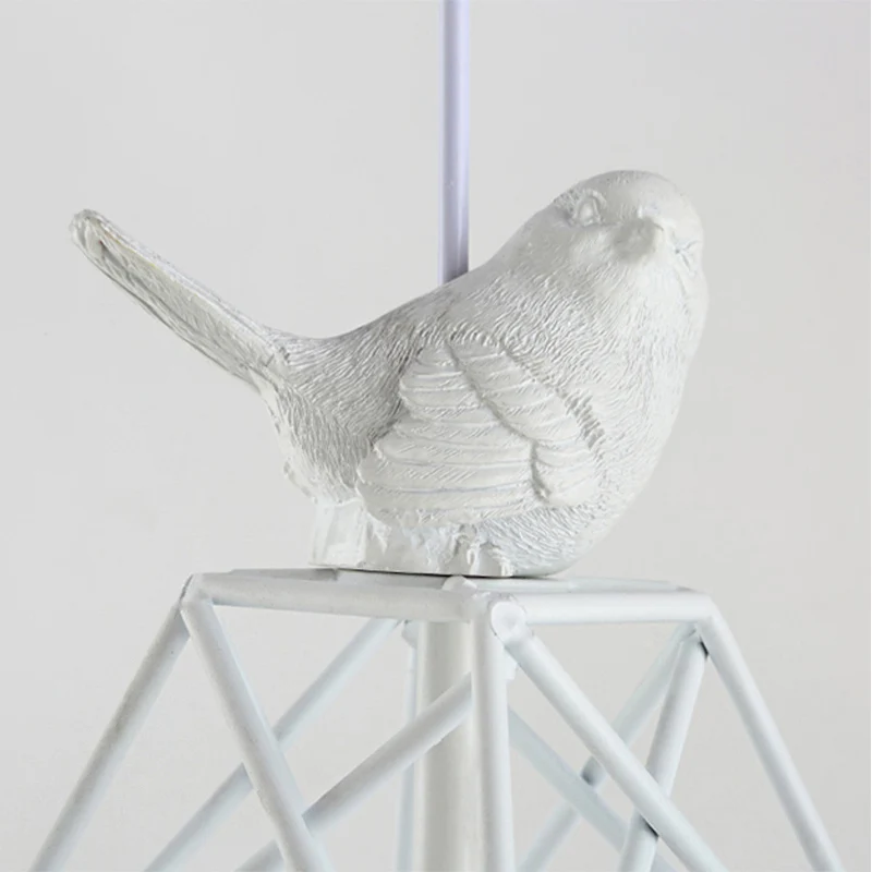 Hanglamp met 1 kop en emmerkap Moderne, stijlvolle metalen hanglamp wit Clearhalo