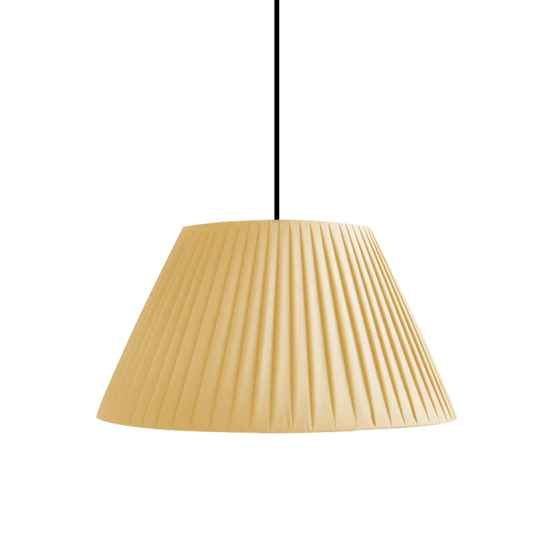 Hanglamp Scandinavische stijl, opvouwbare, taps toelopende kap, 1 lamp, stoffen hanglamp voor restaurant Clearhalo