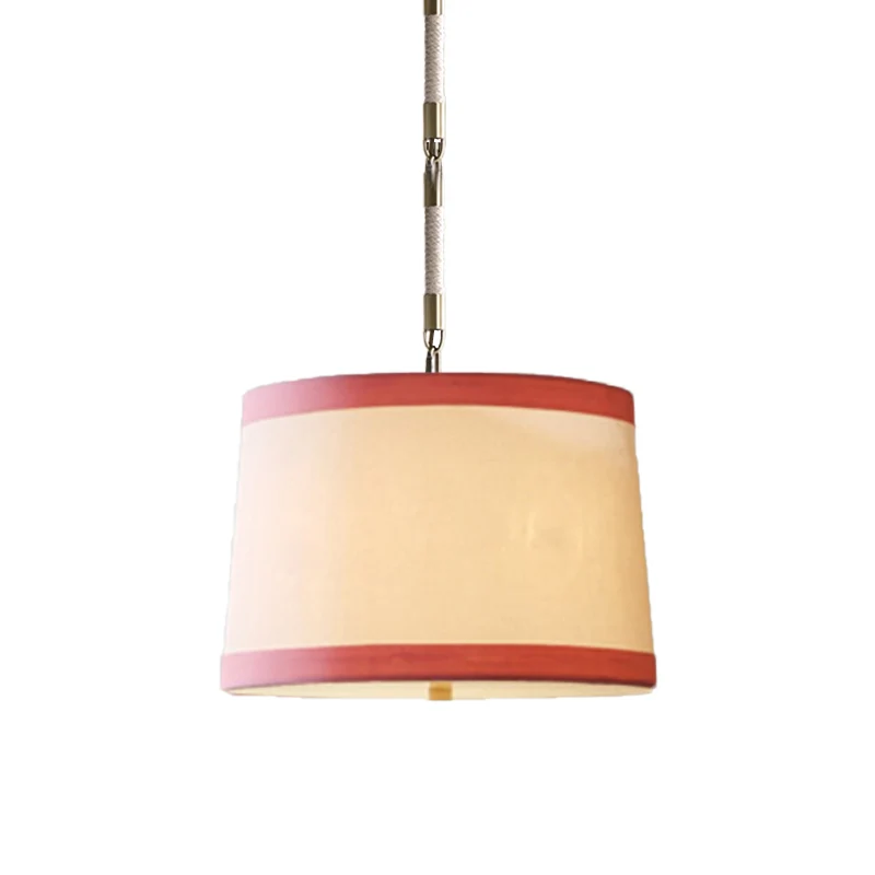 Hanglamp van stoffen trommel, verpleegkamer, 5 lampen, hanglamp eenvoudige stijl Clearhalo