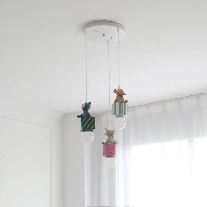 Hars Dierenophanglicht Eetkamer Gang Hedendaagse kinderhanglamp Clearhalo