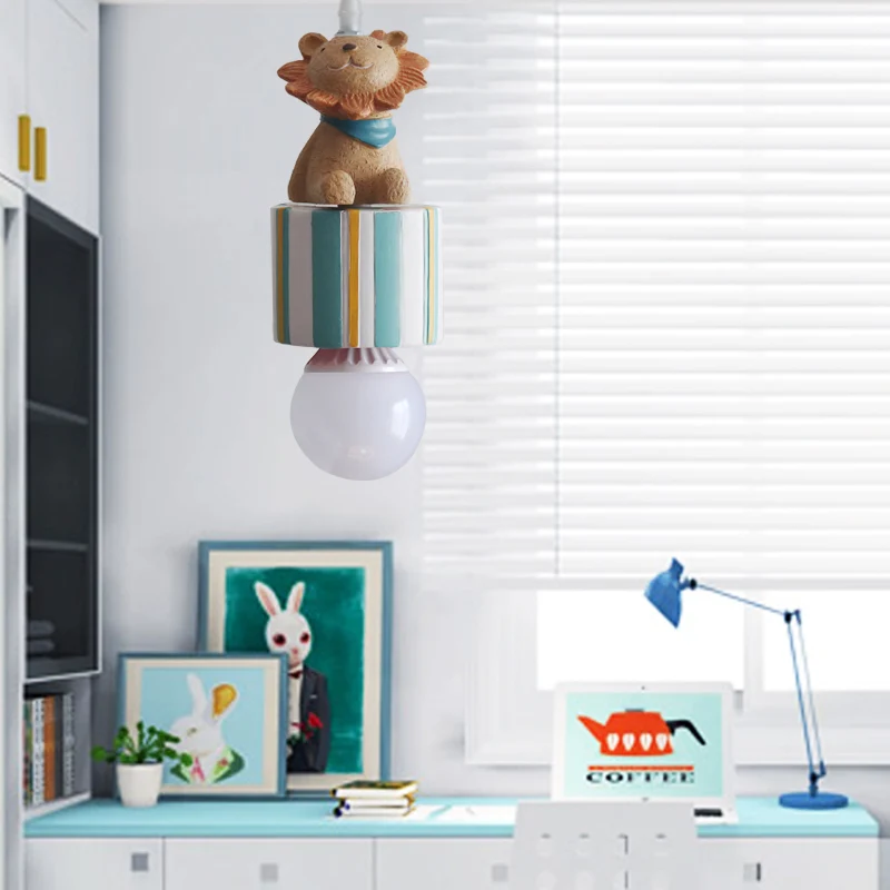 Hars Dierenophanglicht Eetkamer Gang Hedendaagse kinderhanglamp Clearhalo