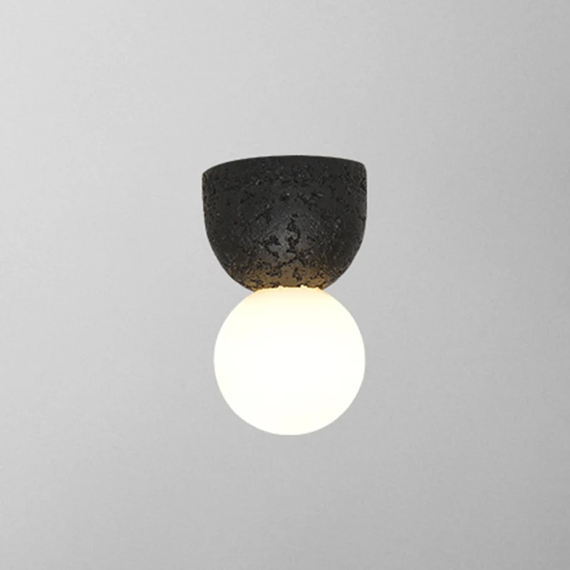 Hars-cement Bell Wandkandelaar Lamp Moderne Stijl Wandverlichtingsarmatuur met één lamp Clearhalo