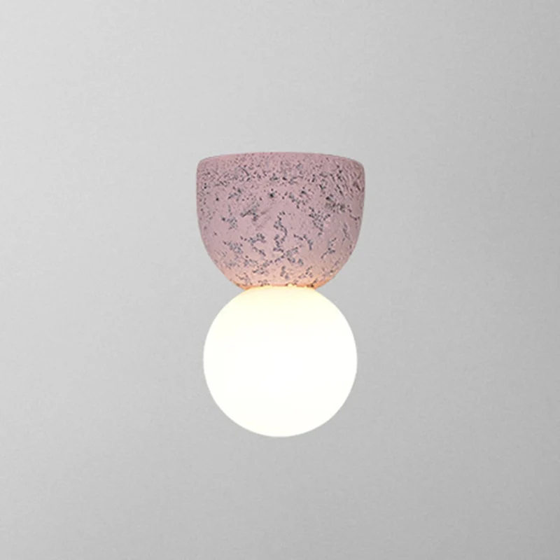 Hars-cement Bell Wandkandelaar Lamp Moderne Stijl Wandverlichtingsarmatuur met één lamp Clearhalo