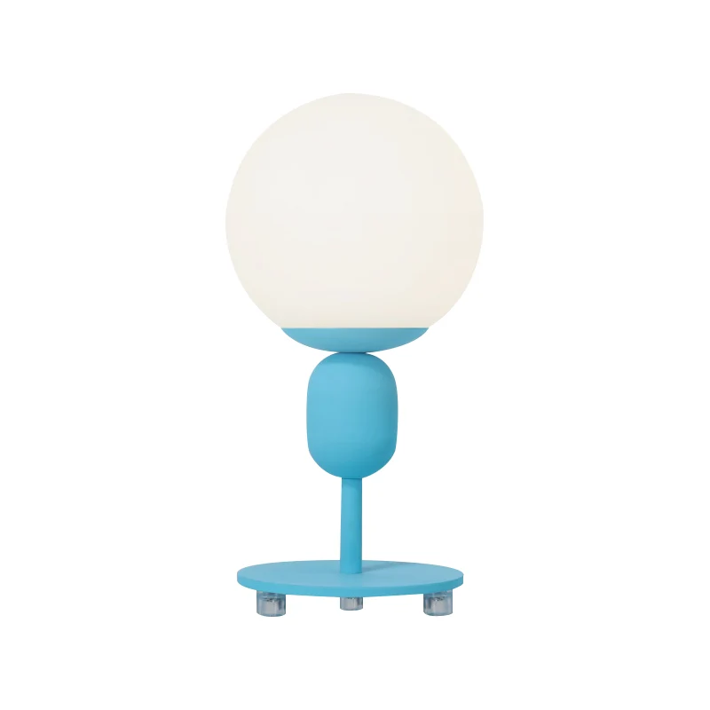 1 Head Orb Shade Leeslamp Moderne oogverzorgende bureaulamp voor kinderslaapkamer Clearhalo