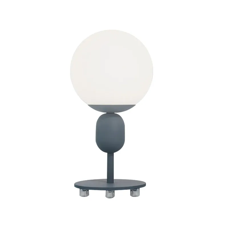 1 Head Orb Shade Leeslamp Moderne oogverzorgende bureaulamp voor kinderslaapkamer Clearhalo