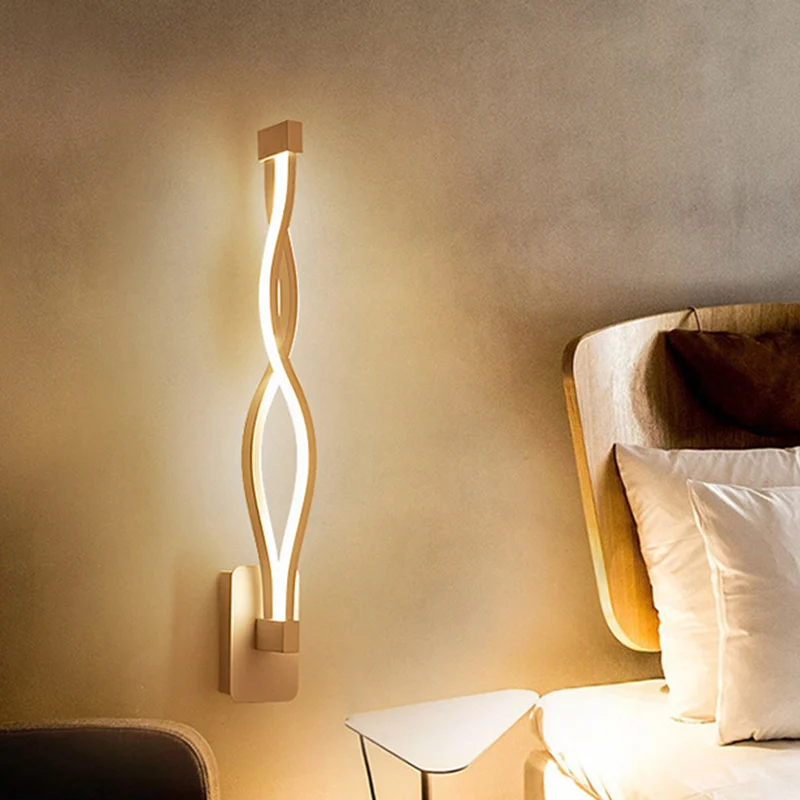 Hedendaagse LED-wandverlichting Zwart/wit ronde schanslamp met acrylkap, warm/wit licht Clearhalo
