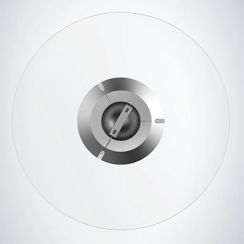 Heldere Disc Drop Hanger Eenvoud LED Acryl Hangende Plafondlamp voor Eetkamer Clearhalo