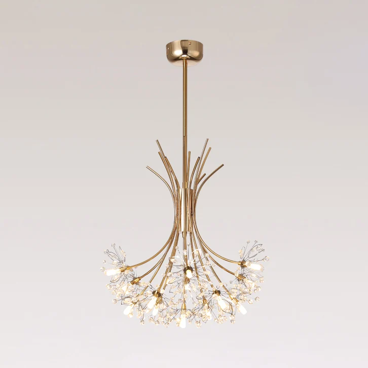 Heldere kristallen kroonluchter met kralen en boeketontwerp Moderne 13/19 lichts zwart/chroom hanglamp Clearhalo