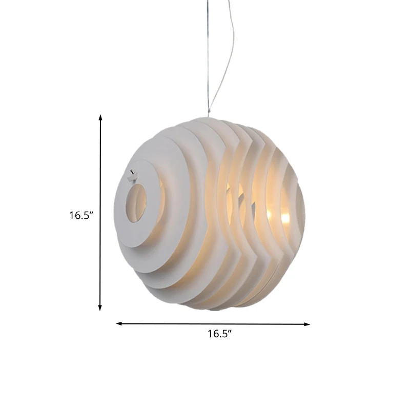Honingraat Eetkamer Hanglamp Metaal 1-lichts modernistische hanglamp wit Clearhalo