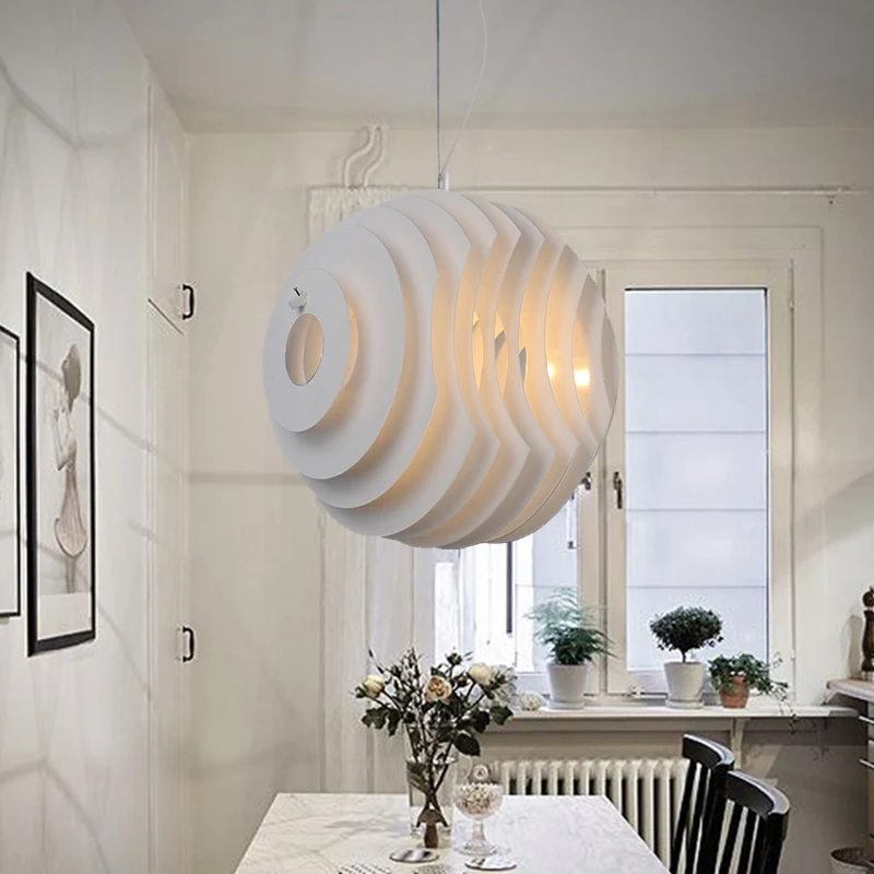 Honingraat Eetkamer Hanglamp Metaal 1-lichts modernistische hanglamp wit Clearhalo