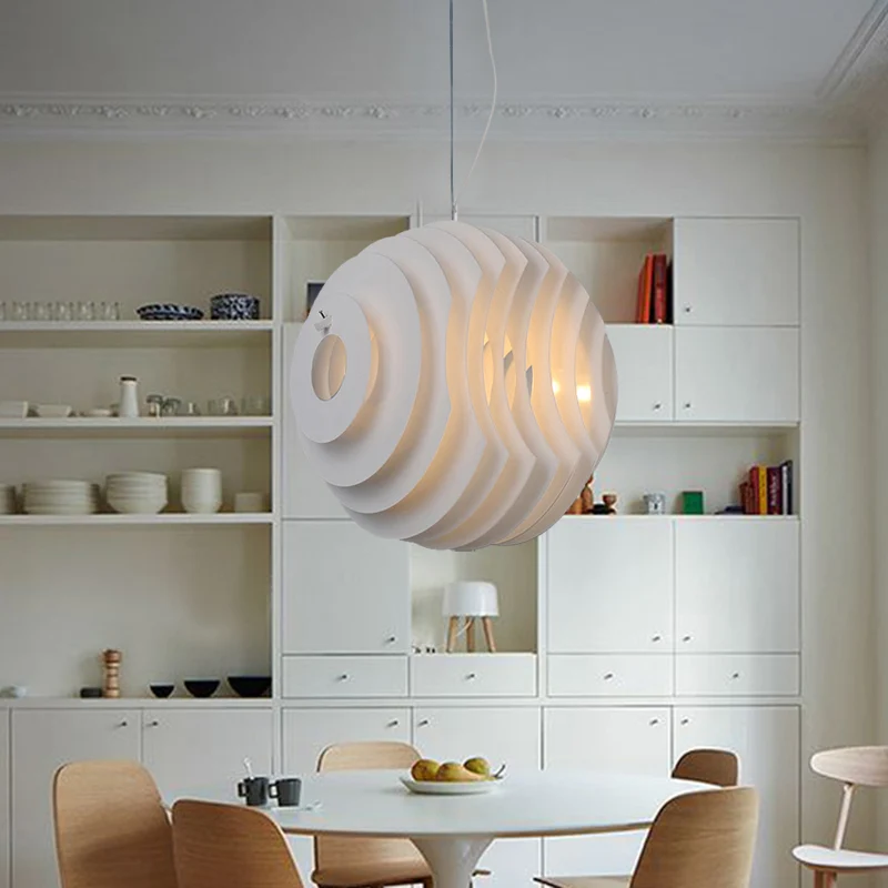 Honingraat Eetkamer Hanglamp Metaal 1-lichts modernistische hanglamp wit Clearhalo