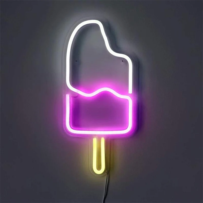 Ice Sucker Slaapkamer Nachtlampje Plastic Moderne Stijl LED Hangend Nachtlampje Wit Clearhalo