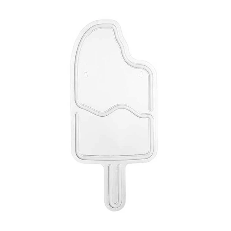 Ice Sucker Slaapkamer Nachtlampje Plastic Moderne Stijl LED Hangend Nachtlampje Wit Clearhalo