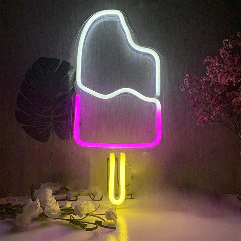 Ice Sucker Slaapkamer Nachtlampje Plastic Moderne Stijl LED Hangend Nachtlampje Wit Clearhalo