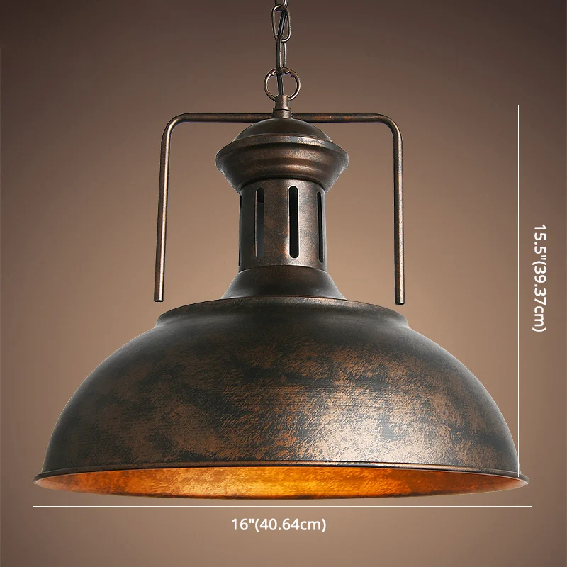 Industriële stijl draaibare hanglamp, metalen hangende plafondlamp Clearhalo