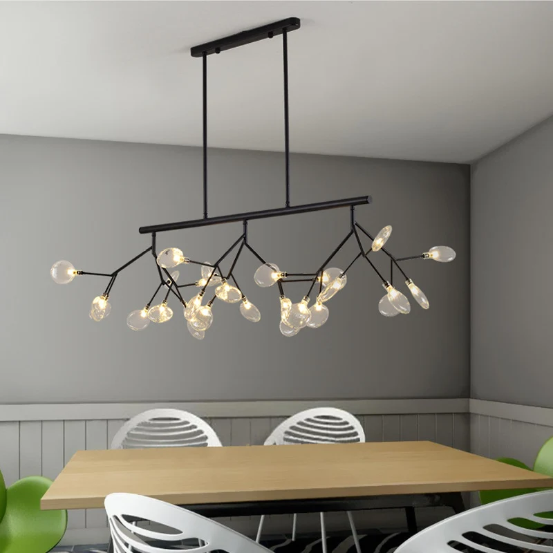 Island Lighting Eigentijdse metalen takhanger met ronde luifel voor slaapkamer Clearhalo