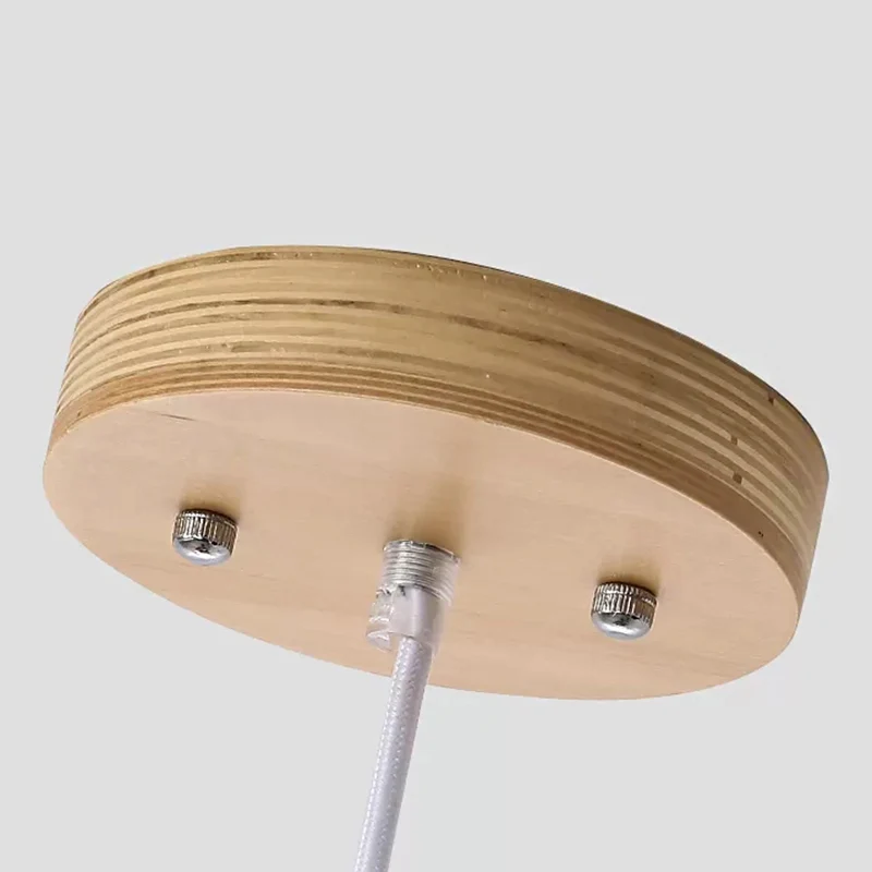 Kids Dot Decoratie Kroonluchter Houten Hanglamp voor Eetkamer Verpleegkamer Clearhalo