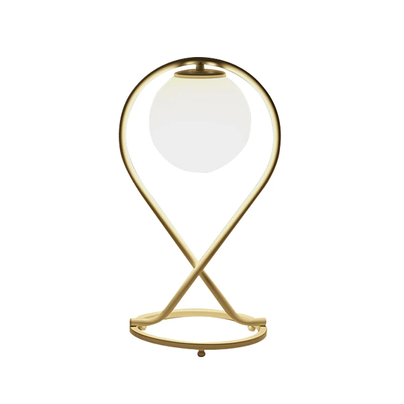 Kinderkamer Globe Shade Tafellamp Metaal 1 Kop Moderne witte LED-bureaulamp Clearhalo