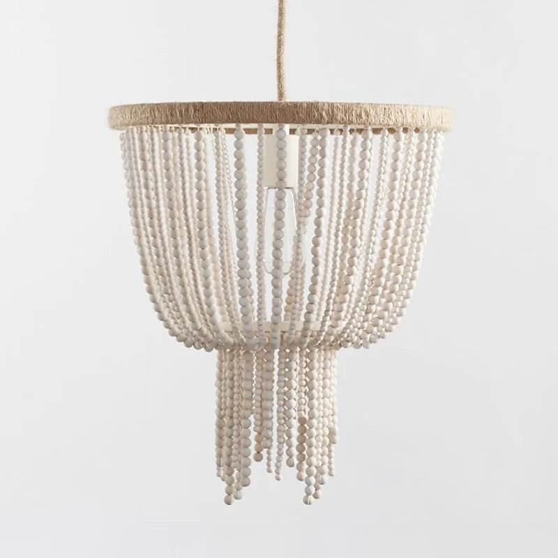 Koepel Houten Slaapkamer Hangende Kroonluchter Eigentijds 1 Kop Wit Plafond Hanglamp Clearhalo