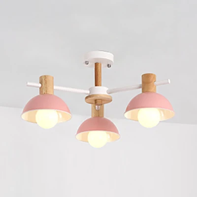 Koepel Woonkamer Hangende Hanglamp Metaal 3 Lichten Moderne Hanglampen Clearhalo