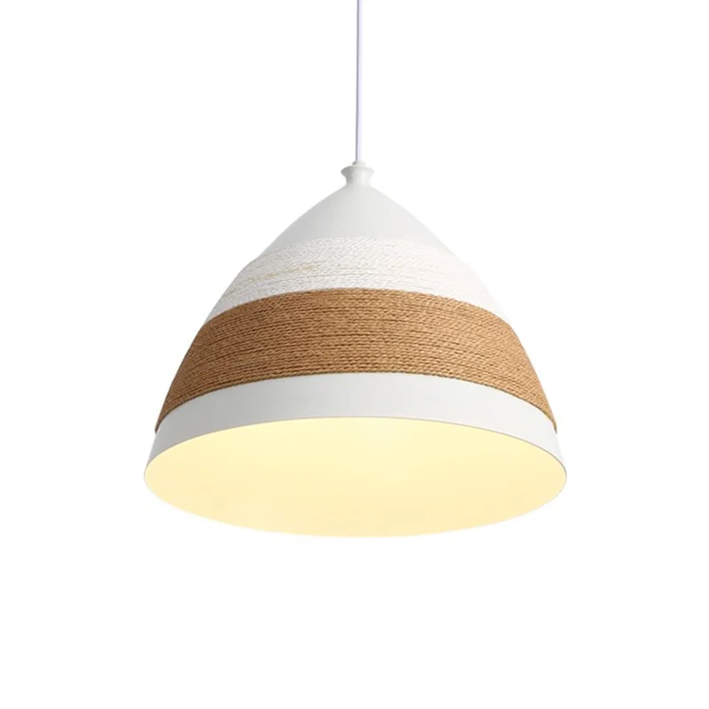 Koepelvormige hanglamp eigentijds metaal 1 kop 9"/14" breed wit plafondhanglicht Clearhalo