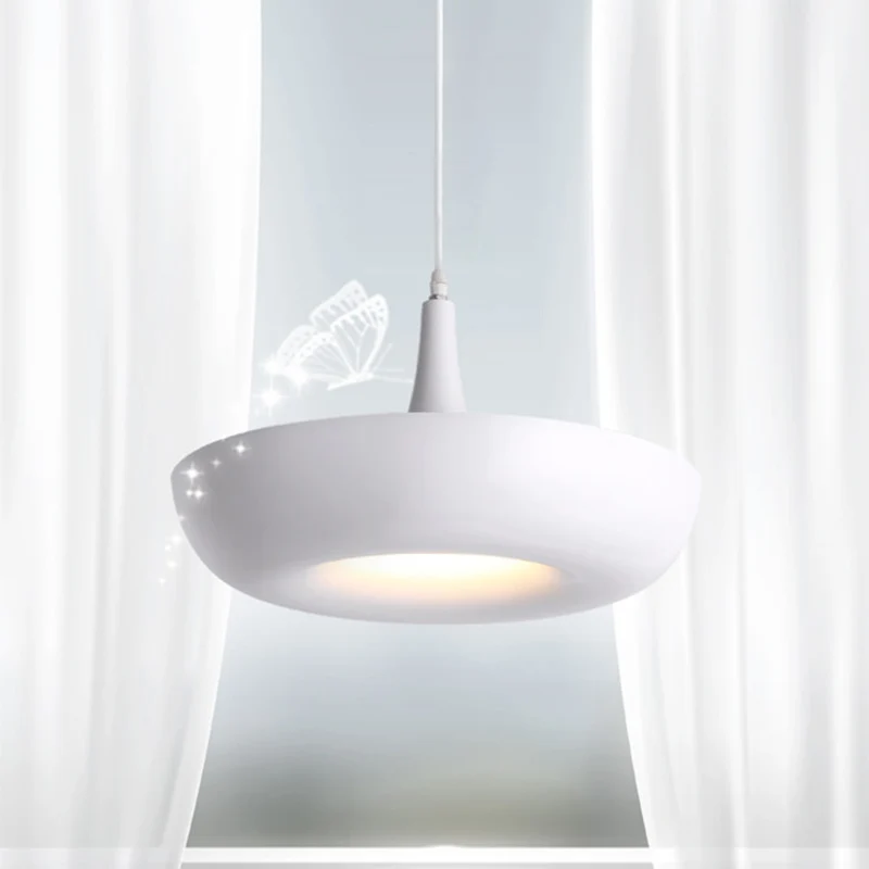 Kom Eetkamer Hanglamp Metaal 1 Licht Moderne Stijl Hanglamp Wit Clearhalo