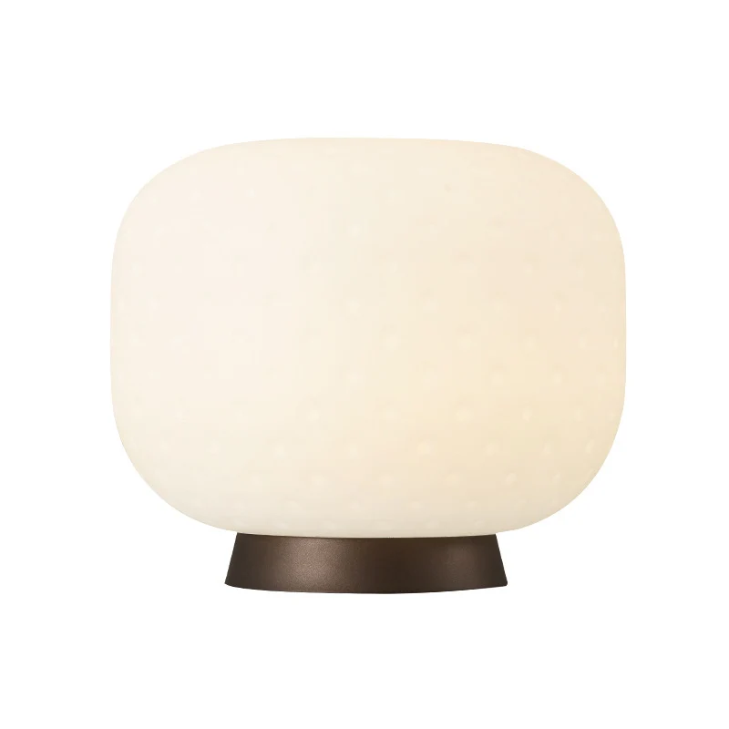 1 kop woonkamertafel verlichting modernisme witte nachtlamp met trommel acryl kap Clearhalo
