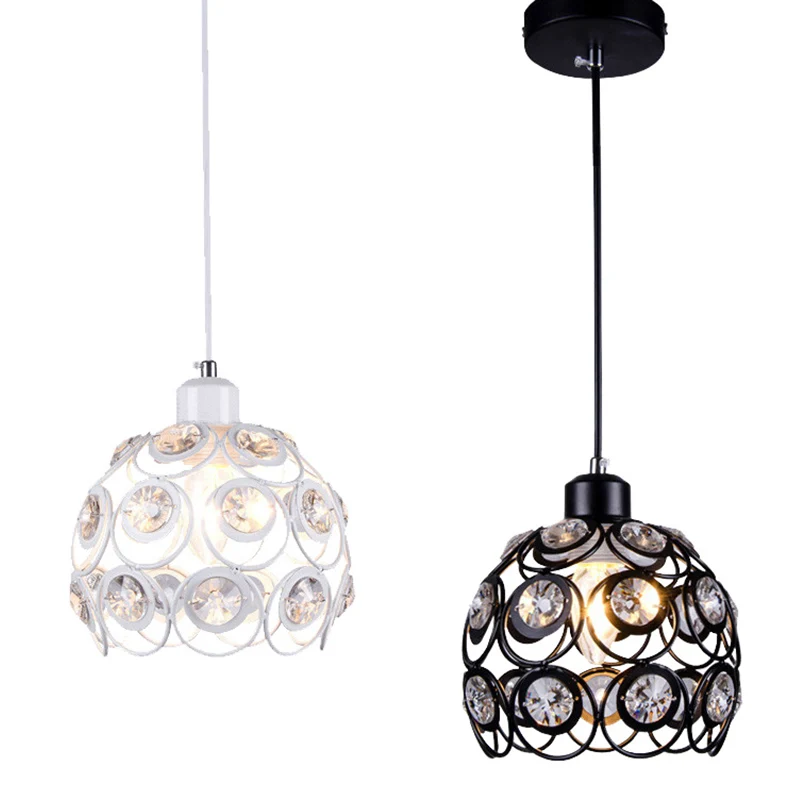 Kristallen uitgeholde hanglamp Minimalistisch modern hanglamp koepelvorm Clearhalo