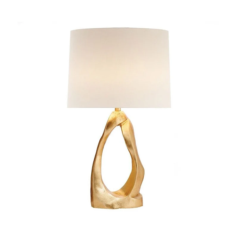 1 lamp woonkamer bureaulamp modernistische witte taakverlichting met ton stoffen kap Clearhalo