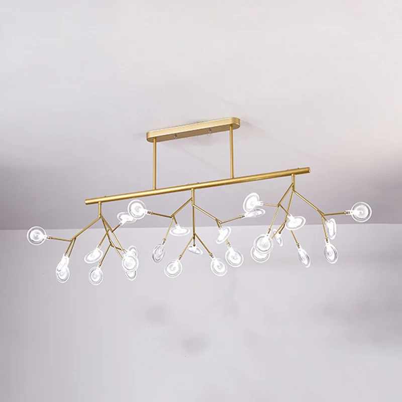 27 lampen Firefly Island hanger moderne acryl plafondlampen voor eetkamer Clearhalo