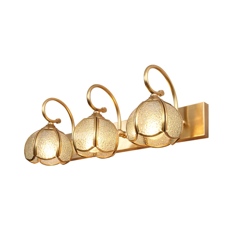 2/3 lampen Flower Bar Light Tradition Waterglas Schanslamp messing met gebogen arm Clearhalo