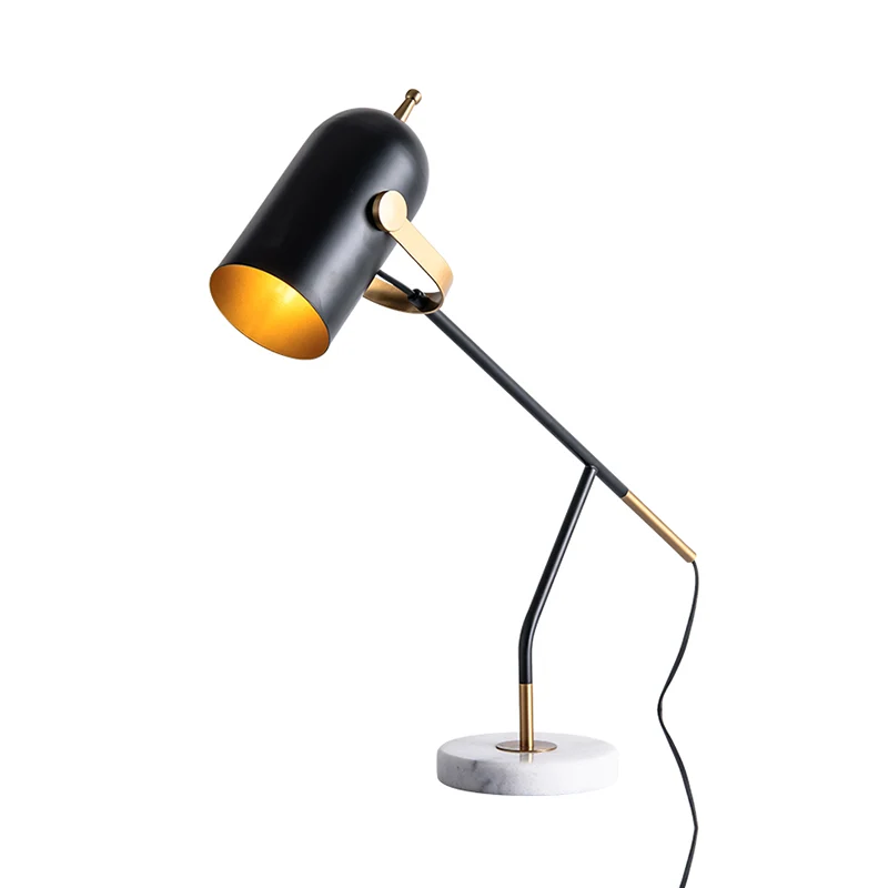 Langwerpig koepelnachtlampje modernisme metaal 1 kop draaibaar nachtkastje verlichting voor woonkamer Clearhalo