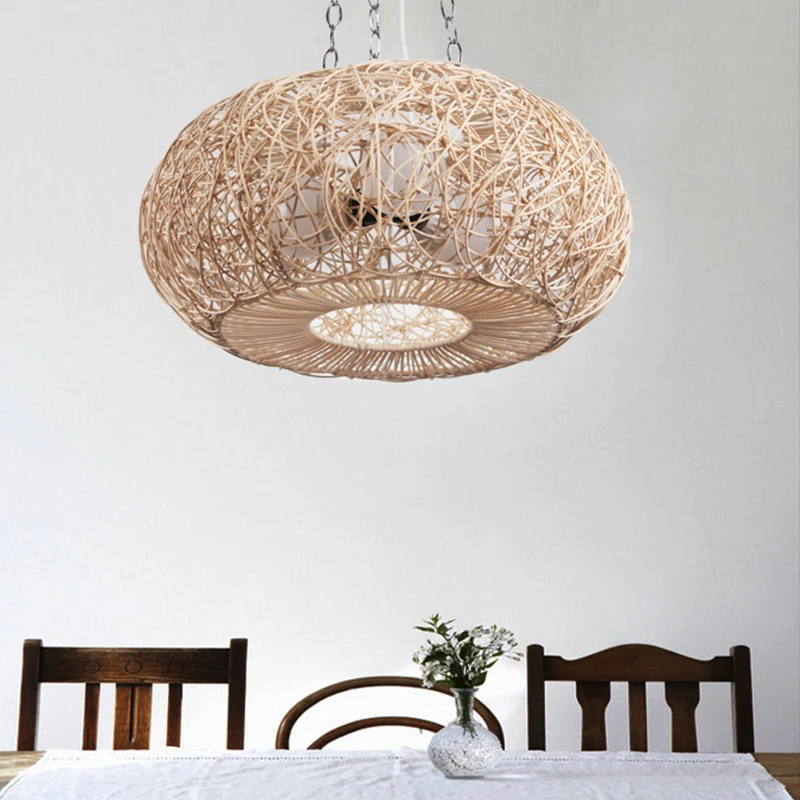 Lantaarn Kroonluchter Verlichting Japans Bamboe 3 Lampen Beige Hangende Verlichtingsarmatuur Clearhalo