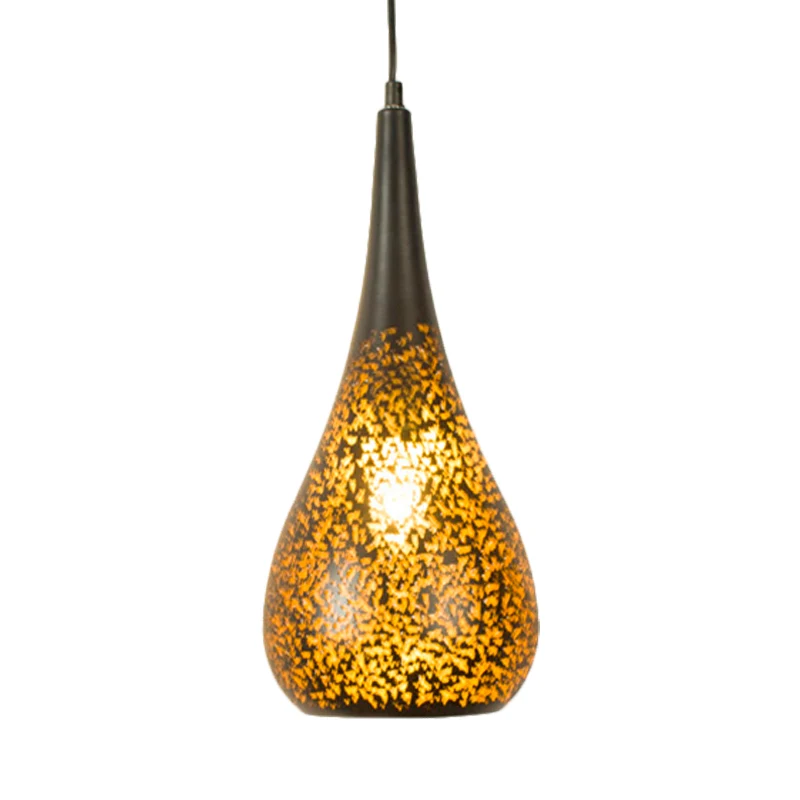 Lasergesneden hanglamp Art Deco 1 lamp metalen hanglamp messing, 5,5"/9,5"/10" breed Clearhalo