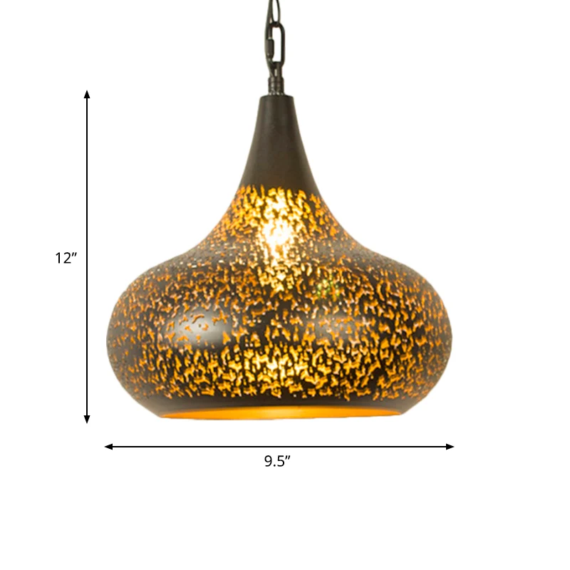 Lasergesneden hanglamp Art Deco 1 lamp metalen hanglamp messing, 5,5"/9,5"/10" breed Clearhalo