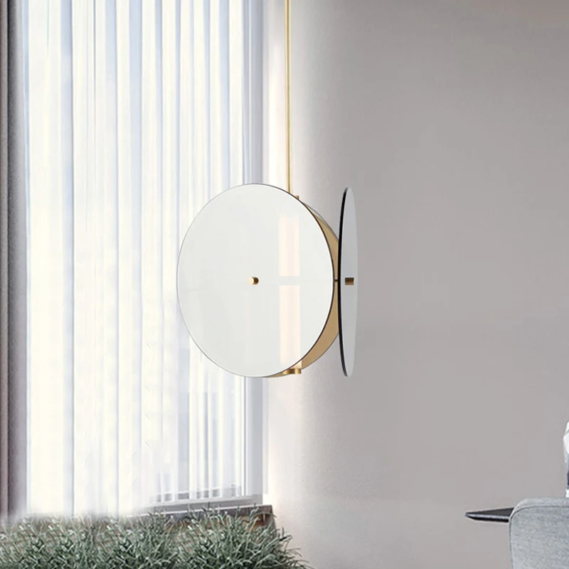 LED eetkamer hanglamp moderne gouden hanglamp met ronde amberkleurige glazen kap Clearhalo