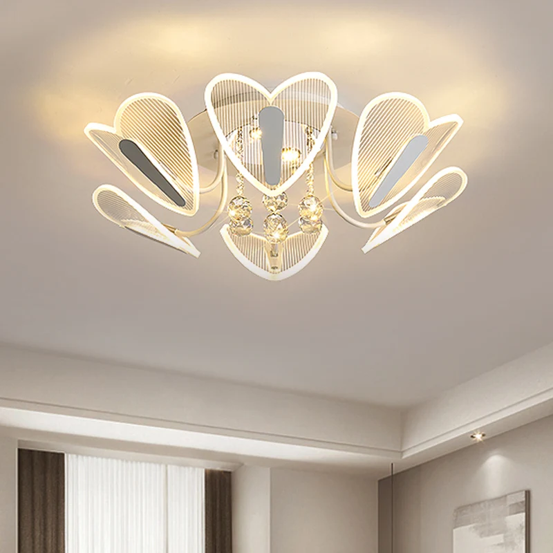 LED semi-inbouwlamp eigentijds hart helder kristallen bol inbouwverlichting, 25,5"/31,5" breedte Clearhalo