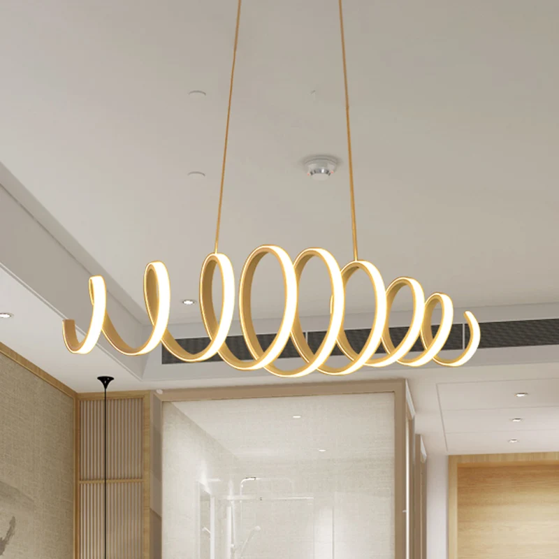 Lente acryl drop hanglamp modernisme 27,5 "/39" brede LED witte hangende plafondlamp Clearhalo