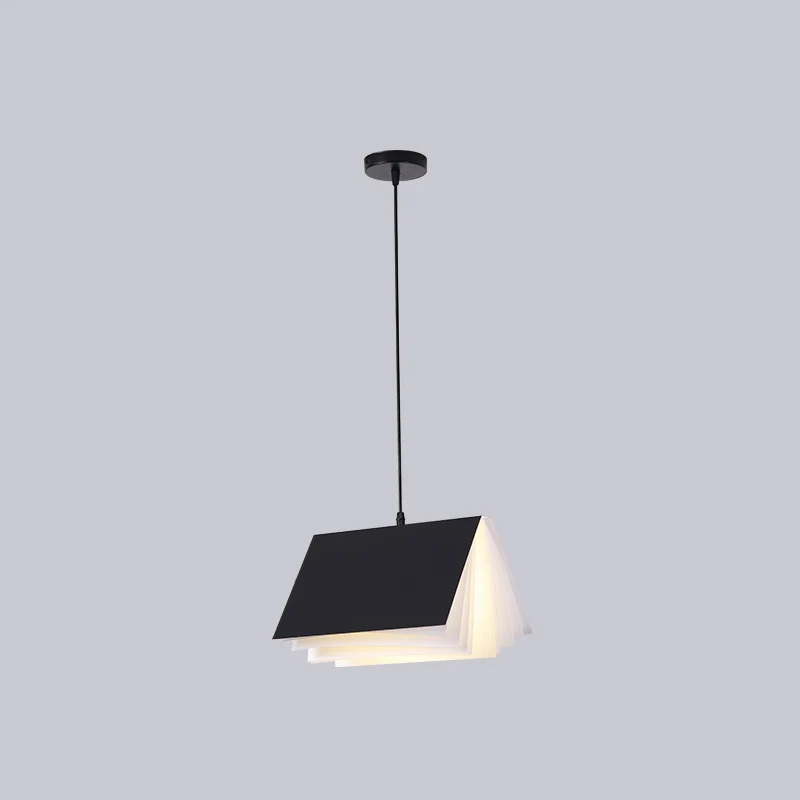 1 licht creatieve boeken hanglamp art deco metalen hanglamp voor binnen Clearhalo